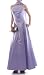 ZORANA Dress W/Trailling Sheer Fabric Accents