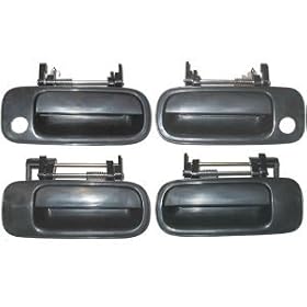 Motorking Toyota Camry Black Non- Painted Replacement Set 4 Outside Door Handles