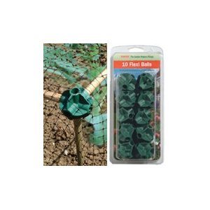 10 X Flexiballs Bosmere Flexi Balls Cane Connectors / Cane Joiners Build Netting Cage For Fruit Cage
