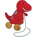 Red Dino Pull Toy 8