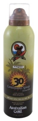 Australian Gold Continuous Spf#30 Spray 6oz With Bronzer