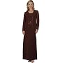 Copper Chiffon Formal Evening Dress with Jacket - Mother of Bride & Groom Dress. Mothers Dress Gown. Womens Long Evening Gown by Sean Collection (7279)