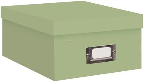 Photo Storage Boxes, Holds Over 1,100 Photos Up To 4"x7" - Sage Green