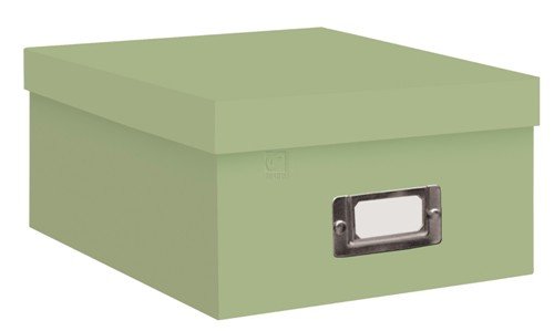 Photo Storage Boxes, Holds Over 1,100 Photos Up To 4"x7" - Sage Green