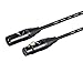 Monoprice Starquad XLR Microphone Cable - 10 Feet - Black | XLR-M to XLR-F, 24AWG, Optimized for Analog Audio - Gold Contacts - Stage Right Series
