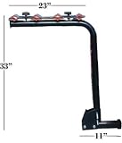 4 Bike Carrier Rack Lockable 2 Hitch Swing Down