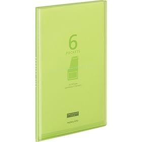 【クリックで詳細表示】コクヨS＆T 領収書＆明細ファイル＜かたづけファイル＞(ライト・スリムタイプ) 緑 ラ-YR121G