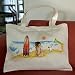 NOVICA Cotton handbag, 'Surfer Girl' Image