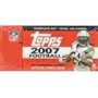 2007 Topps Football Factory Sealed Hobby Version 440 Card Set with 5 Bonus Rookie Cards! This Set Is Loaded with Stars and Rookies Including Tom Brady, LaDainian Tomlinson, Philip Rivers, Ben Roethlisberger, Reggie Bush, Vince Young, Randy Moss, Michael Vick, Peyton Manning, Eli Manning, Brett Favre, Donovan McNabb, Brady Quinn, JaMarcus Russell, Kevin Kolb, Adrian Peterson, Marshawn Lynch, Dwayne Jarrett and Many More!