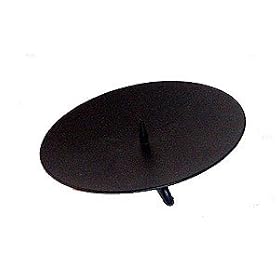 Black Metal Spike Candle Stand