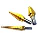 Neiko 3-Piece Titanium Step Drill Bits Set M2 Steel - 28 Sizes, SAE