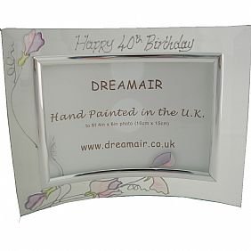 40th Birthday Gift Frame sweet pea(landscape) 40th Birthday Gift Frame sweet pea(landscape)