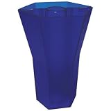 BRELLA VASE� - 10 inch - Translucent - Seaport Blue - Patio Umbrella Vase by Blue Star Group