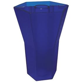 BRELLA VASE� - 10 inch - Translucent - Seaport Blue - Patio Umbrella Vase from Florist