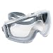 Uvex S3960C Stealth Safety Goggles, Gray Body, Clear Uvextreme Anti-Fog Lens, Neoprene Headband