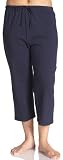  : Russell Athletic Women's Gym Capri, Navy, Medium