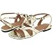 Corso Como Lisett Women's Metallic Gold Flat Sandals Sales