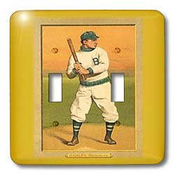 Florene Sports - Vintage Brooklyn Dodgers - Light Switch Covers - double toggle switch