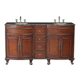 IMAGE OF Winslow Baltic Brown Granite Double Sink Vanity