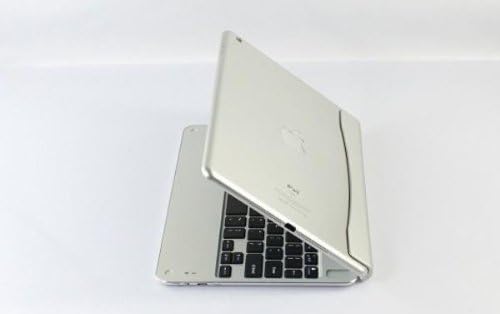EPartsdom@ White Aluminum Wireless Bluetooth Keyboard Case for Apple iPad5 IPad Air+Epartsdom Touch Stylus