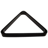 Deluxe Wood Pool Ball Triangle, Black
