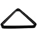 Deluxe Wood Pool Ball Triangle, Black