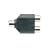 2 to 1 Female Socket x RCA Phono Audio Adapter Splitter