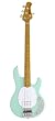 Ernie Ball Music Man Classic Collection StingRay 4 String Bass - Single Humbucker Mint Green Finished Birdseye Maple Neck White Pickguard