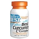 Doctors Best Curcumin C3 Complex - with BioPerine - 120 x 500mg Capsules