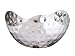 Elegance Bolt Hammered 10-1/2-Inch Triangular Single Wall Stainless Steel Serving Bowl