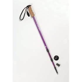 One Trekrite Women's Antishock Hiking / Walking Pole - Purple
