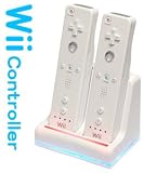 Wiiコントローラー充電スタンド 2台用 ブルーライト