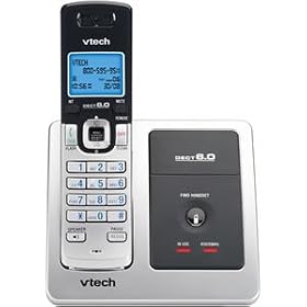 Click here to buy V-Tech DS6111 DECT 6.0 Cordless Phone with Caller ID and Handset Speakerphone (Silver... by V-Tech.