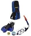 Aquatics Masque, tuba et palmes avec sac et DVD - EU 36-40