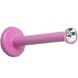 16 Gauge 3/8" Pink Push-In Labret Monroe
