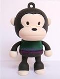 BLACK super cute monkey USB flash drive 4GB