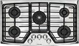 Electrolux : EW36GC55GS 36in Gas Cooktop with 5 Sealed Burners - Stainless Steel