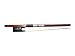 Full-size 4/4 Silver Mounted Violin Bow, Brazilwood, Flower Inlay, Well-balanced Bow