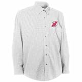 New Jersey Devils Esteem Button Down Dress Shirt (White) - XX-Large
