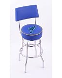 St. Louis Blues Double-Ring Swivel Bar Stool w/ Back