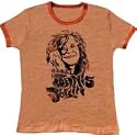 JANIS JOPLIN - Legendary - Orange Women's / Girls T-shirt (Babydoll / Girlie)
