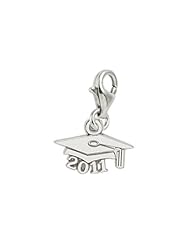 Rembrandt Charms 2011 Graduation Cap Charm with Lobster Clasp