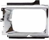 Chrome Headlight Door GRILLE Left LH (Driver) for TOYOTA 4 Runner (1984-1986), Pickup 2W/4W (1984-1986), 1984 1985 1986 84 85 86