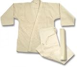 UnBleached 14 oz Super-Heavyweight Traditional Judo/Jiu-Jitsu Uniform