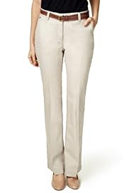 Per Una Roma Cotton Rich Bootcut Trouser with Belt