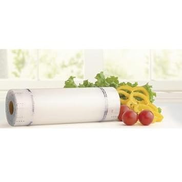 FoodSaver FSFSBF0534 8-Inch-by-20-Foot Roll of Food-Storage Plastic Bagging Material 3 Pack