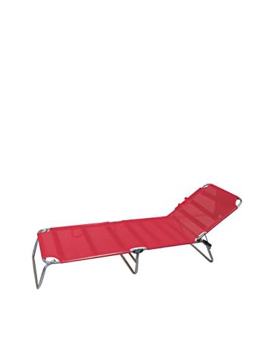 CARLO GUIDETTI OUTDOOR Lettino Mare Gallipoli Rosso