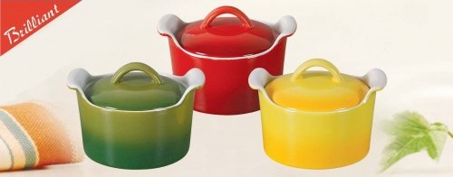 Azzura Casserole 12cm 12pc Assorted by Brilliant