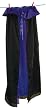 Sarah's Silks Reversible Purple and Black Cape