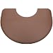 Tough Guy Polyurethane Anti-Fatigue Stylist Mat, Half Round with Round Chair Base Cut Out, Brown